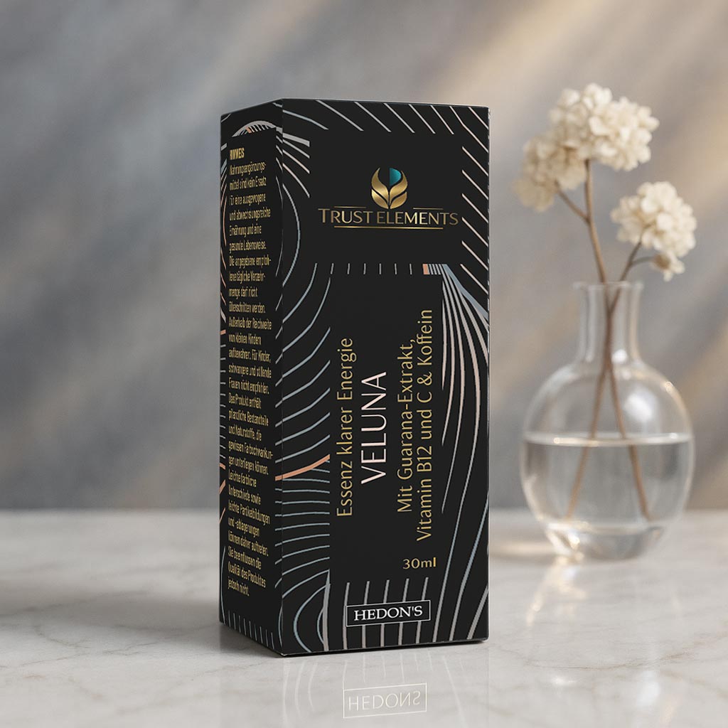 VELUNA Essenz klarer Energie mit Guanranaextrakt & Vitamin B12 + C & Koffein