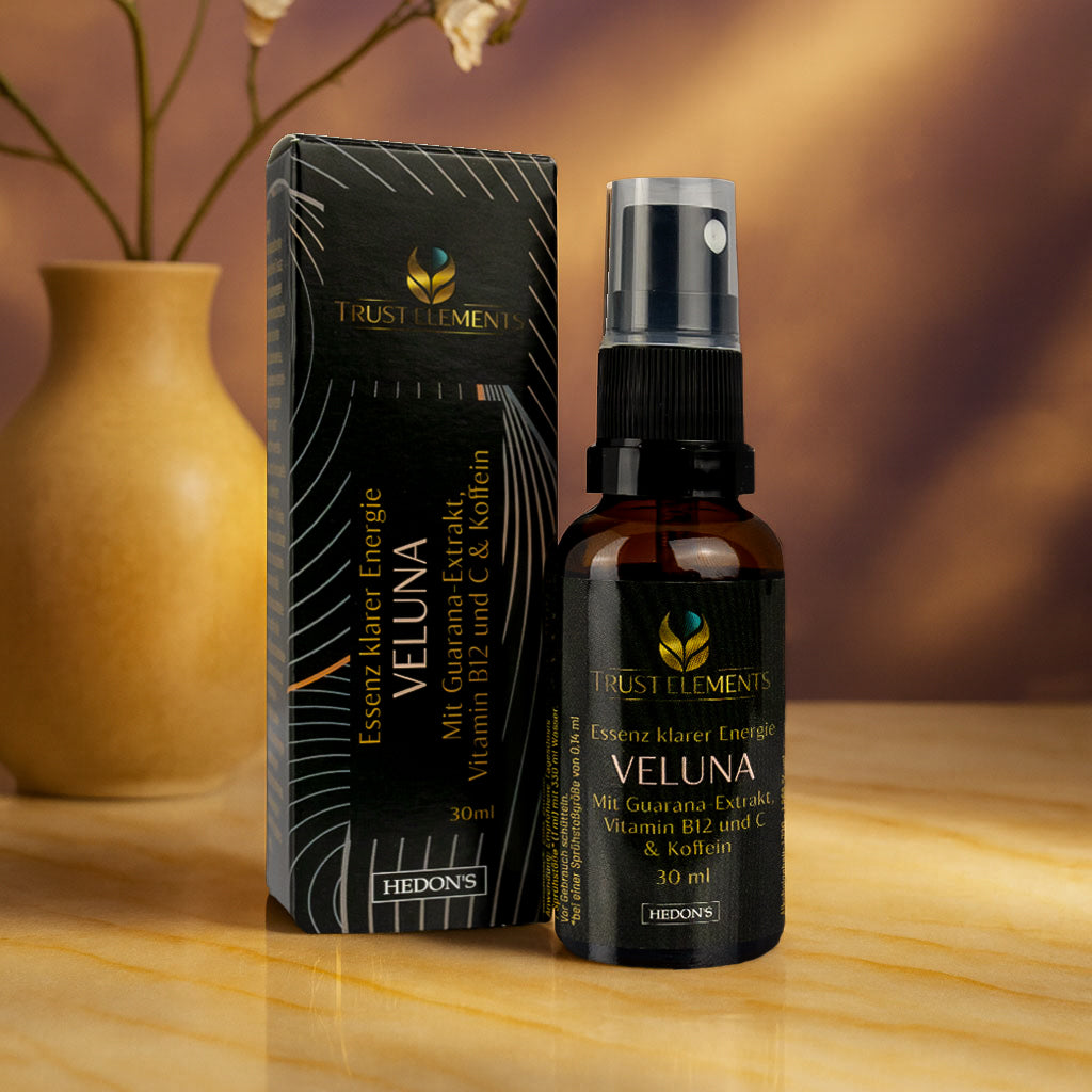VELUNA Essenz klarer Energie mit Guanranaextrakt & Vitamin B12 + C & Koffein